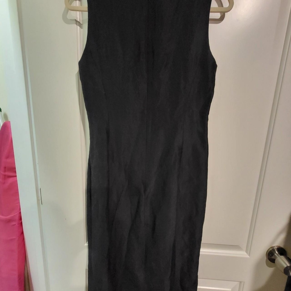 Oscar de la Renta Black Midi Dress